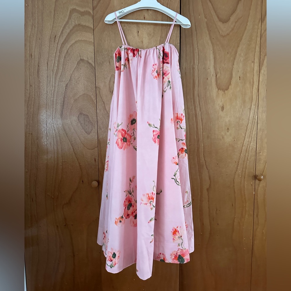 Zimmermann Pink Floral Cotton Dress